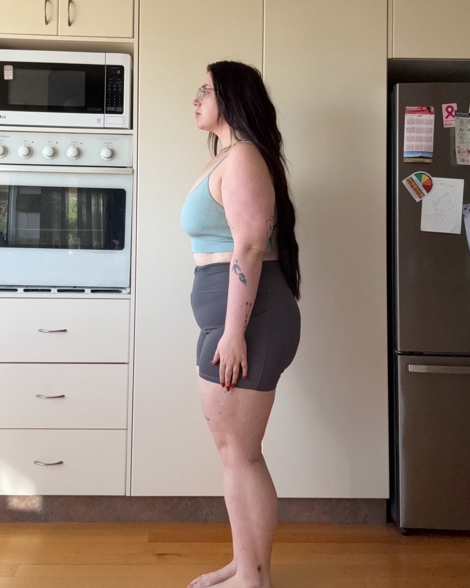 Ballie after coaching, down 13kg